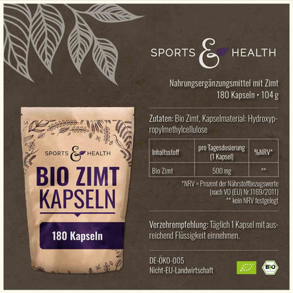 Bio Zimt Kapseln - DE-ÖKO-005