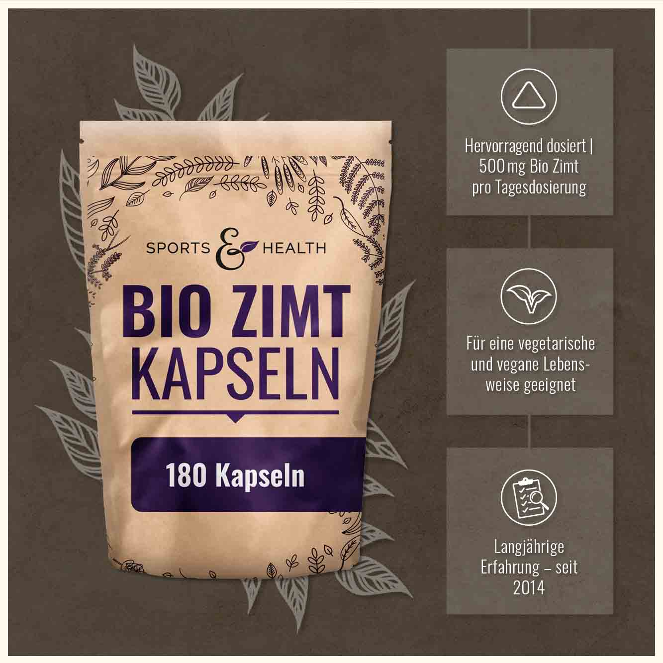 Bio Zimt Kapseln - DE-ÖKO-005