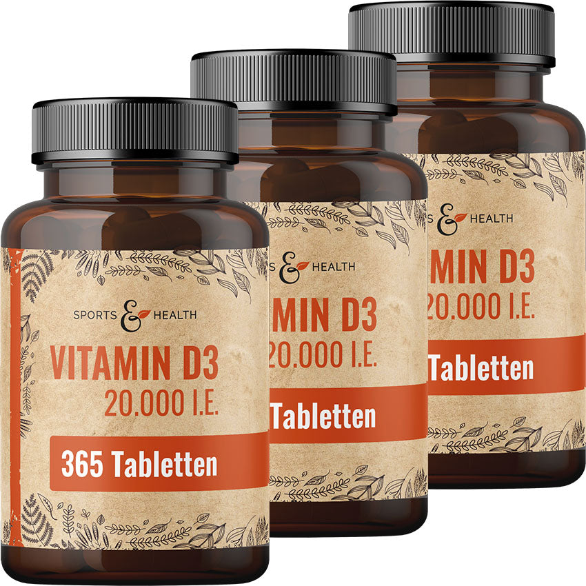 Vitamin D3 Tabletten -  20.000 IE