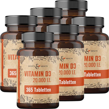 Vitamin D3 Tabletten -  20.000 IE