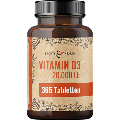 Vitamin D3 Tabletten -  20.000 IE